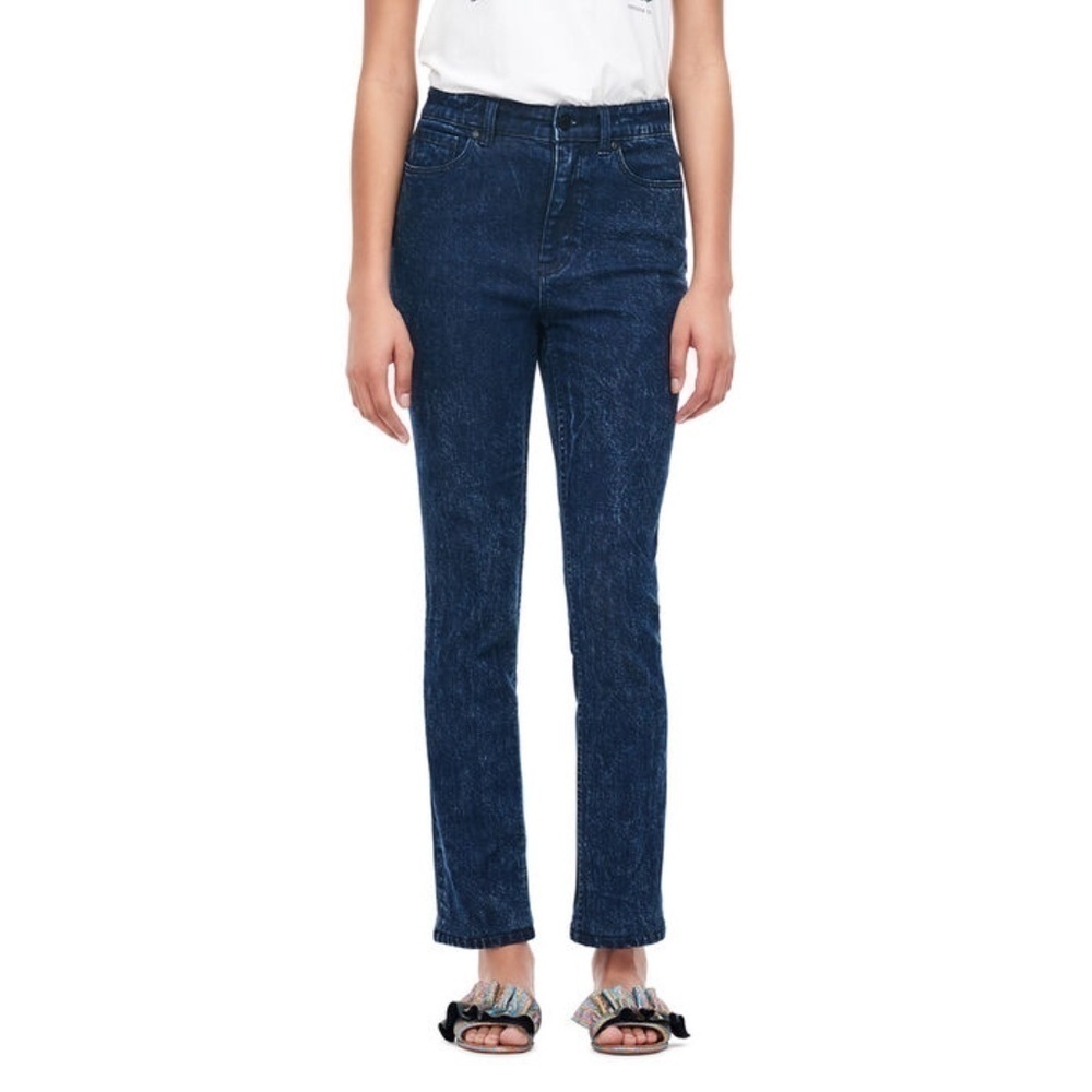 NWT Rebecca Taylor la vie ines high waisted straight leg jeans size 25